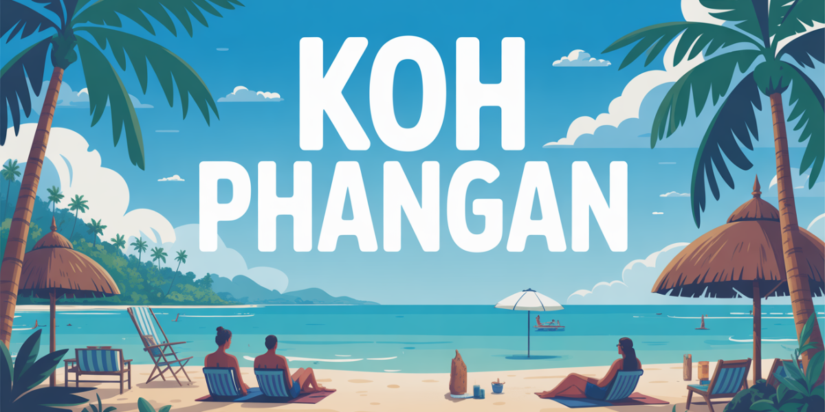 plage tropicale koh phangan cocotiers mer turquoise