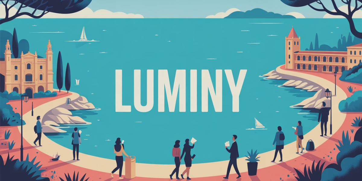 Luminy entre nature mediterraneenne et campus moderne