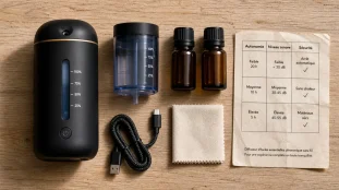 Meilleur diffuseur huiles essentielles sans fil, autonomie USB