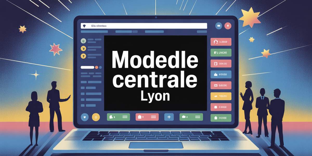 interface numerique Moodle Centrale Lyon sur ecran ordinateur