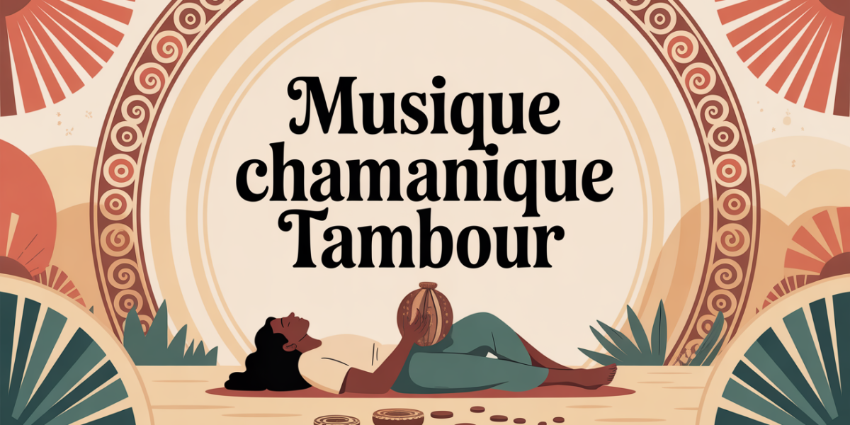 musique chamanique tambour illustration fond calme