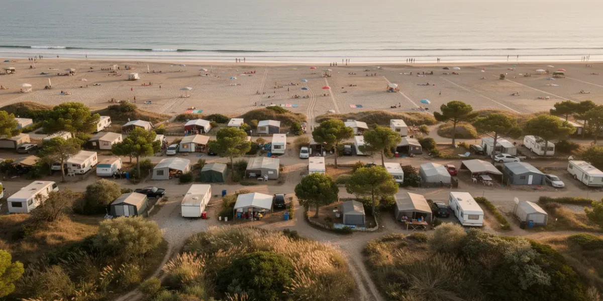 plus grand camping de france vue camping plage dunes