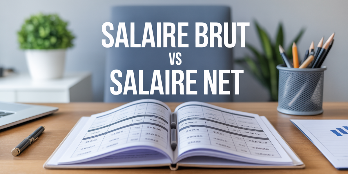 fiche paie moderne comparatif salaire brut net