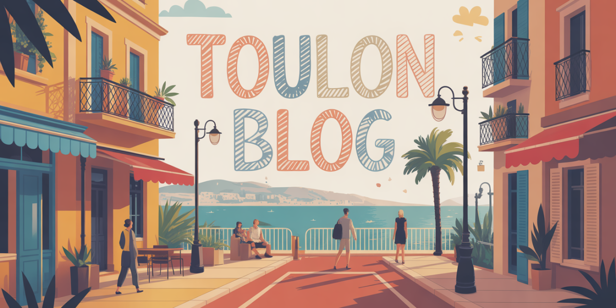Illustration Toulon blog ambiance conviviale méditerranéenne